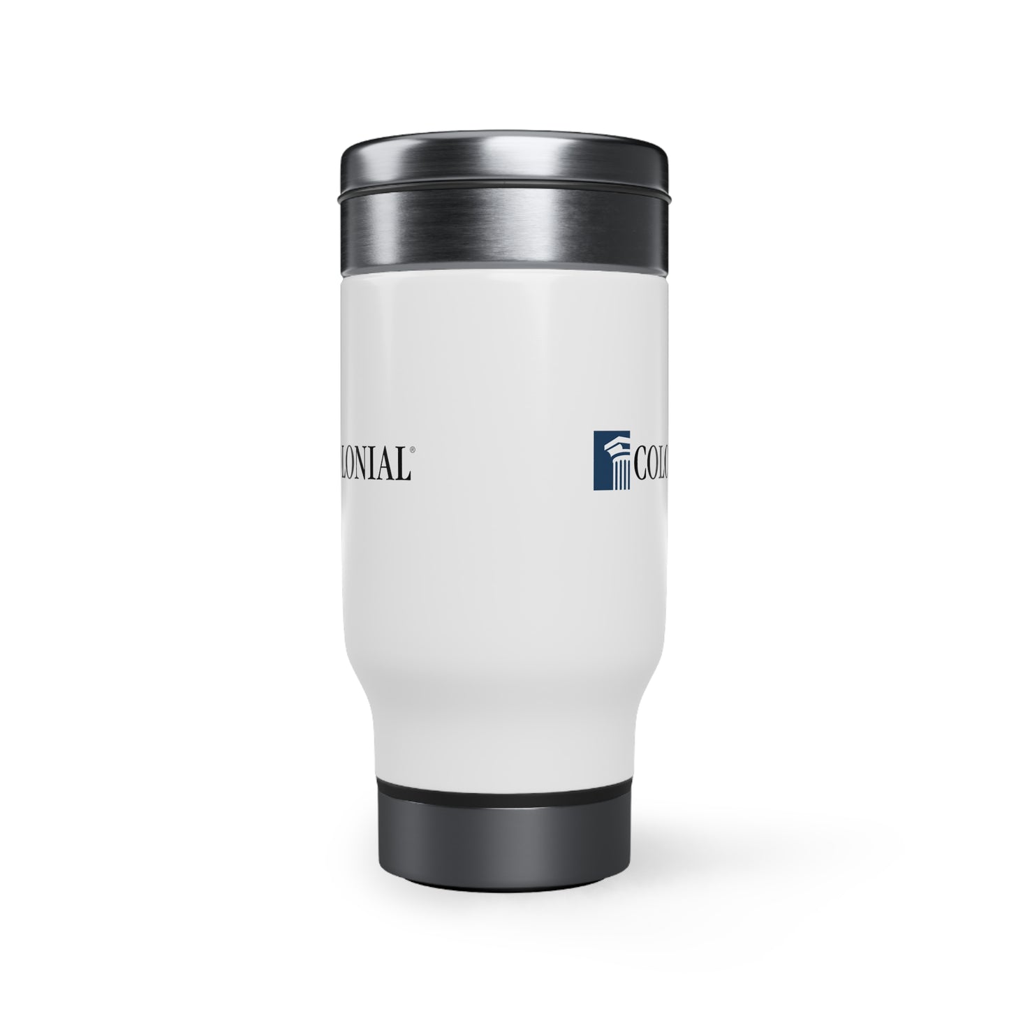 Stainless Steel Travel Mug with Handle, 14oz