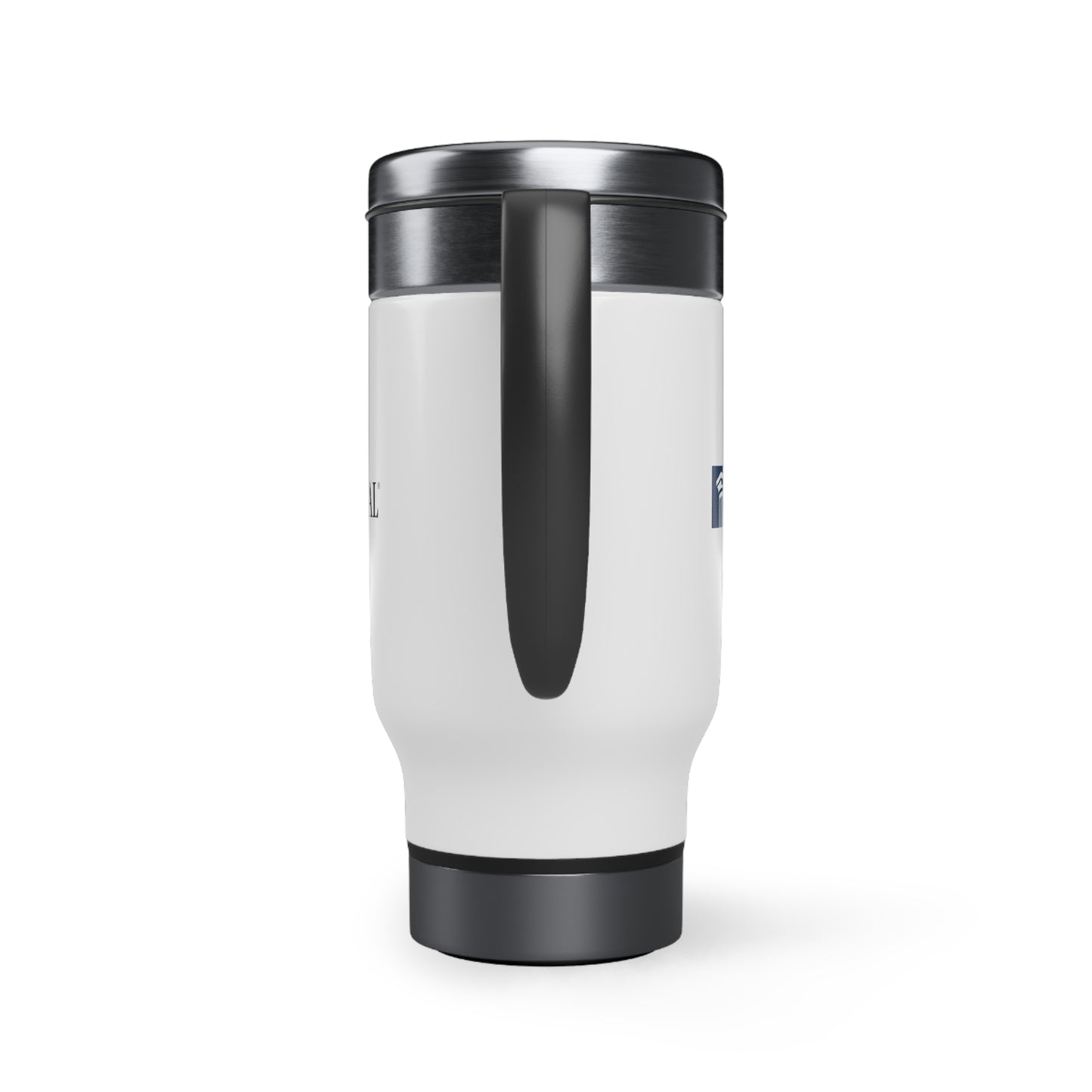 Stainless Steel Travel Mug with Handle, 14oz